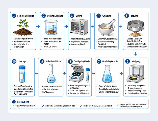 Sample preparation workflow